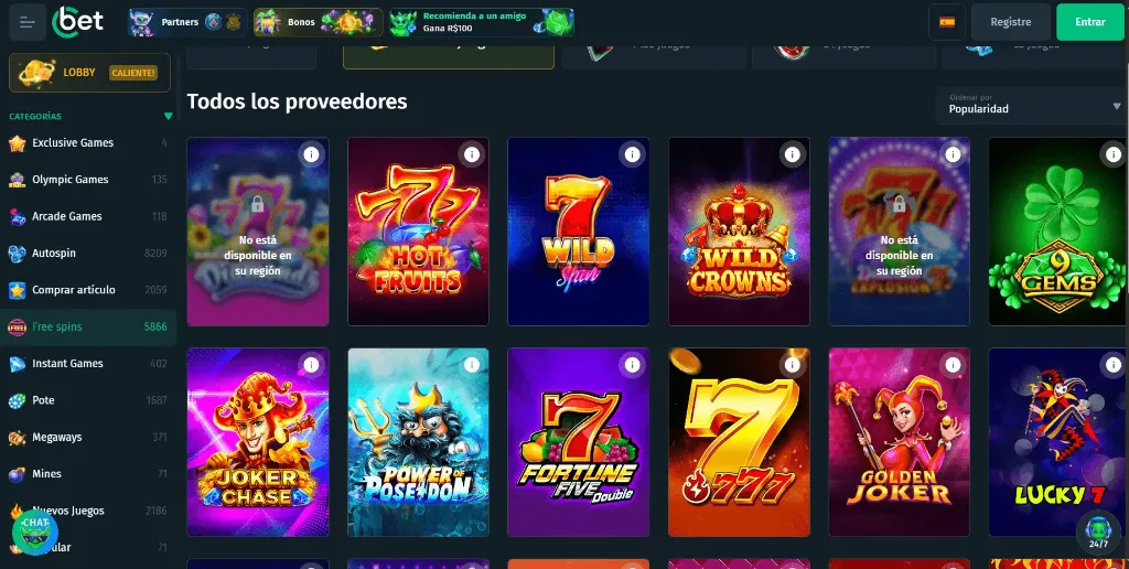 cbet casino slots